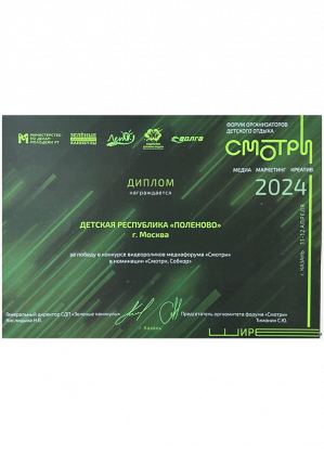 Диплом победителя